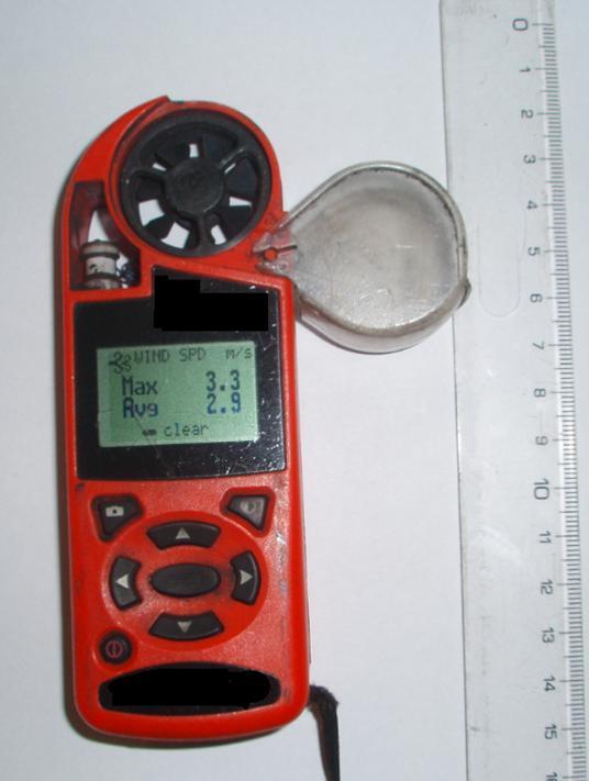 Anemometry miskové jsou určeny pro měření velkých rychlostí nad 10 m.s -1.