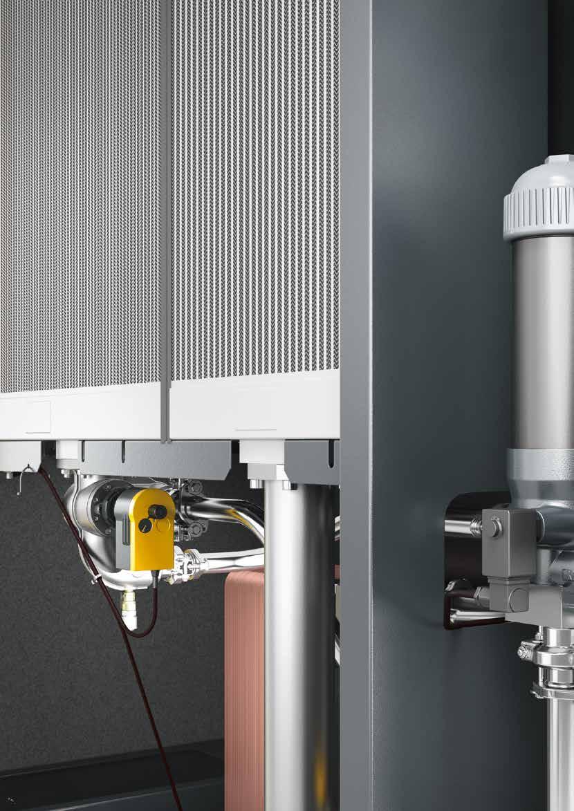 Řada DSD Chytré chlazení výrazné úspory Nízká provozní teplota Ventilátor s motorem s termostaticky řízenou regulací otáček produkuje pouze přesně tolik chladicího vzduchu, kolik je potřeba