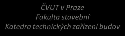 ČVUT v Praze Fakulta stavební Katedra technických zařízení budov 125