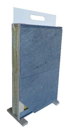 Facade Display 1108299 Stand-Up Display: Slate-Lite Facade-System Dimensions: 73 x 40 cm