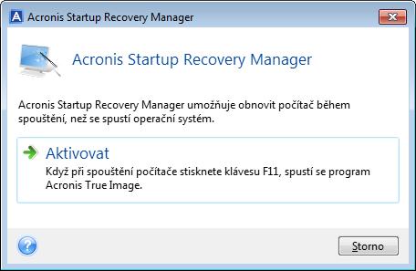 Chcete-li vyzkoušet jiný grafický režim, ukončete aplikaci Acronis True Image 2019 a opakujte předchozí postup.