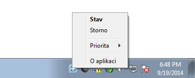 Tlačítko Acronis True Image 2019 na panelu úloh Tlačítko Acronis True Image 2019 na panelu úloh systému Windows zobrazuje postup a výsledky operací aplikace Acronis True Image 2019.