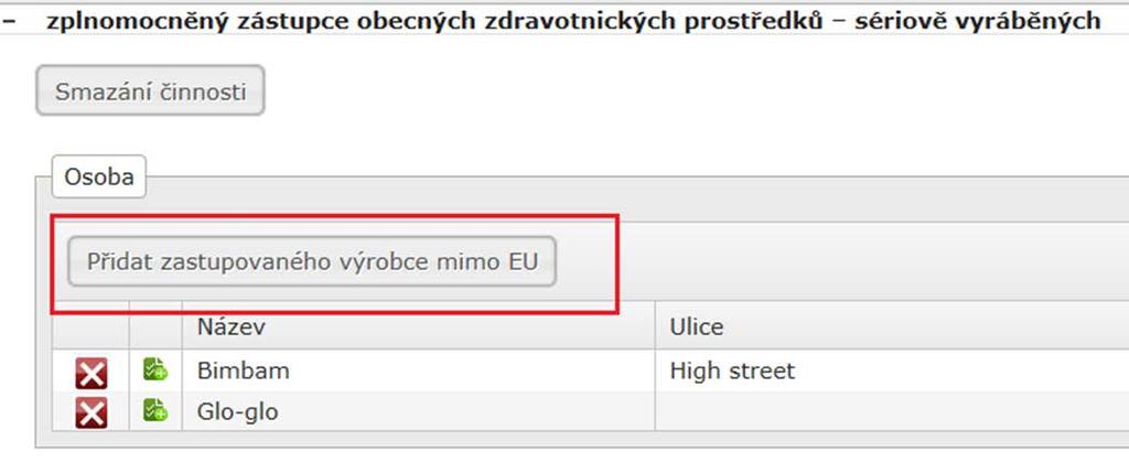 27) Chcete-li u činnosti zplnomocněný zástupce přidat zastupovaného