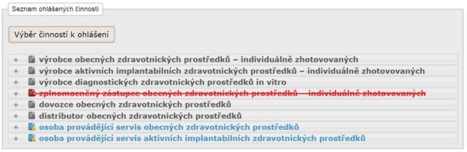 17) Chcete-li přidat k servisovanému výrobci doklad o školení odborné údržby nebo oprav/ autorizaci od výrobce, nejprve si rozbalte činnost osoba provádějící servis.