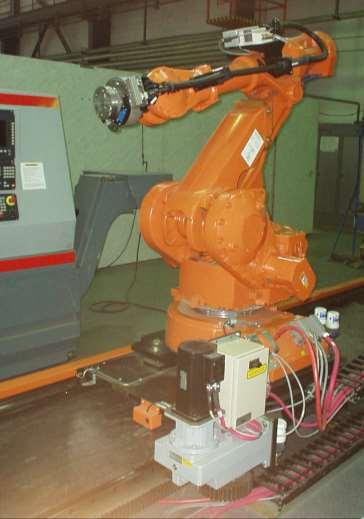 Stacionární roboty Základní charakteristiky Průmyslové roboty 2000 Robot ASEA IRb1400 Elektrické synchronní servopohony Řízení průmyslovým PC Váha cca 100 kg