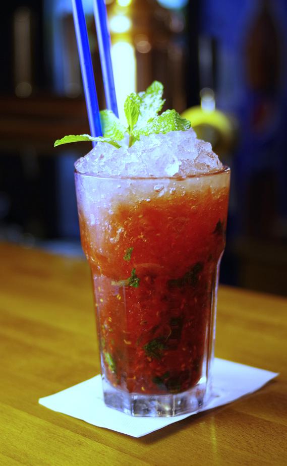koktejly RASPBERRY MOJITO MAI TAI MOJITO 119 109 109 máta,