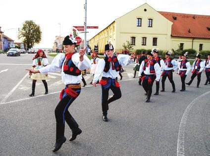 případně se projely po Kunovicích kočárem s koňmi, který zde měl své stanoviště.