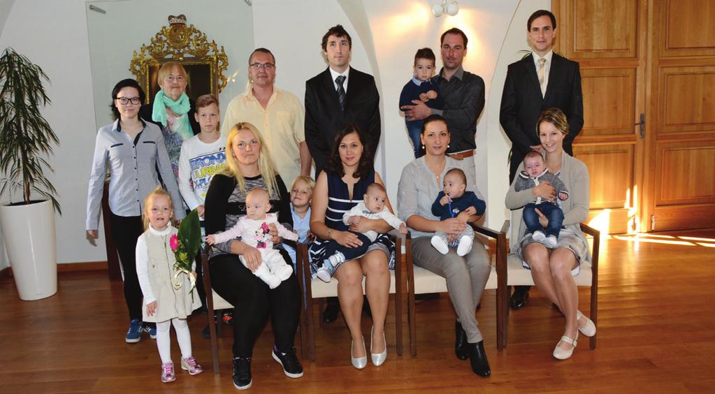 Slavnostní vítání Eva Zajícová, Michal Nemrava, Lukas Horehleď, Lukáš Oškrkaný Natálie Hráčková, Vojtěch Blažek, Elen