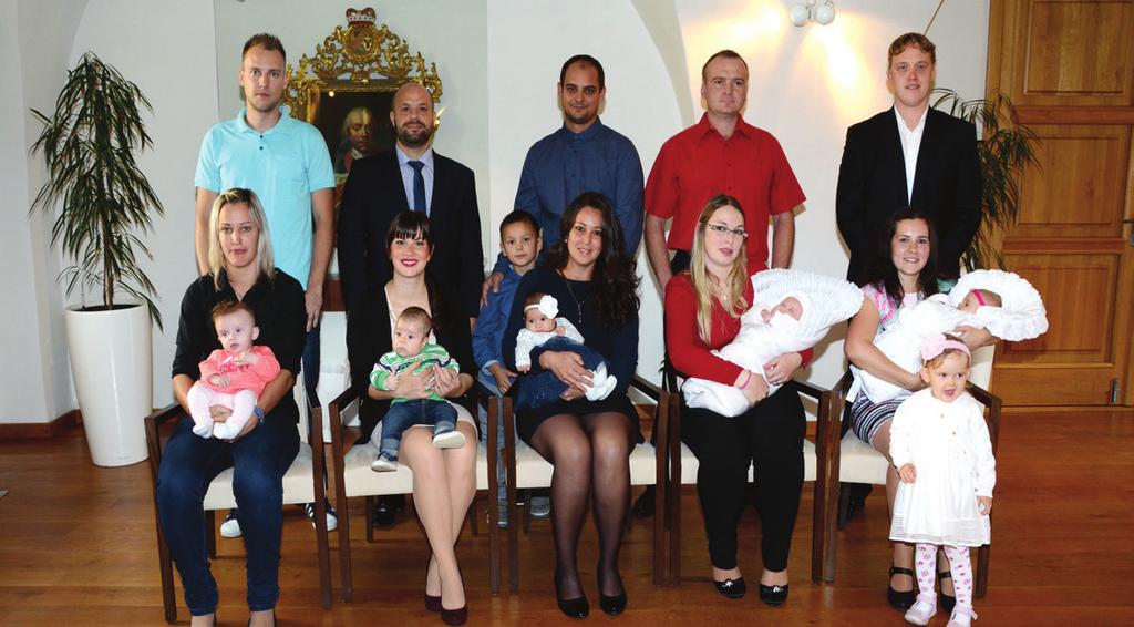 října 2017 slavnostně přivítala starostka Ivana Majíčková nové občánky Kunovic.
