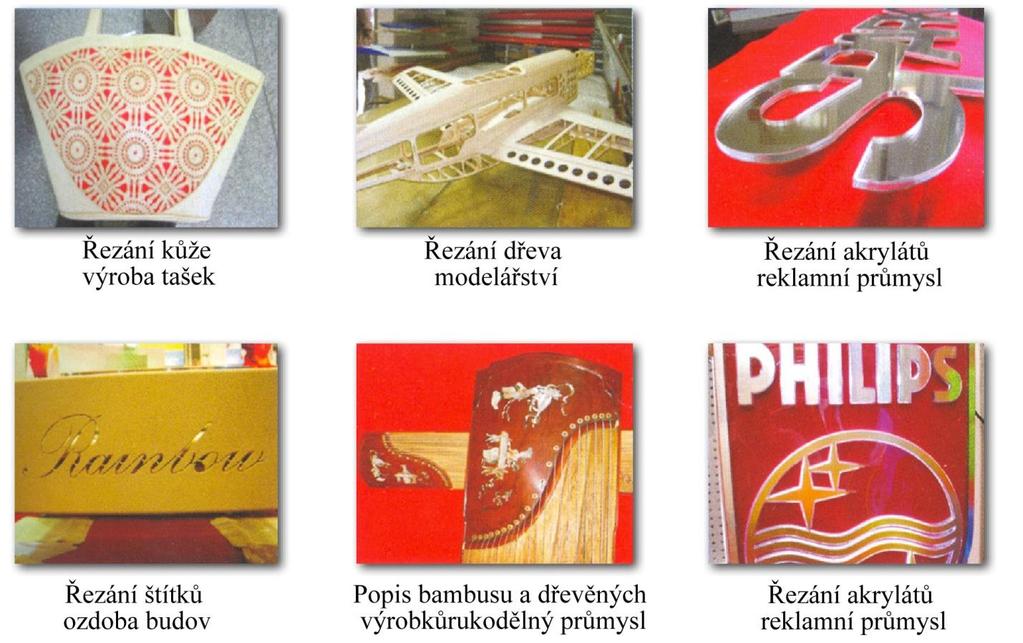 Model Rozměry Pracovní plocha mm Tloušťka gravírovaných částí mm Váha netto Kg CMA 6040 K 1480x930x1060mm 600 x 400 0-150 260 CMA 1080 K 1000 x 800 0-140 450 Speciální komponenty mohou být zpracovány