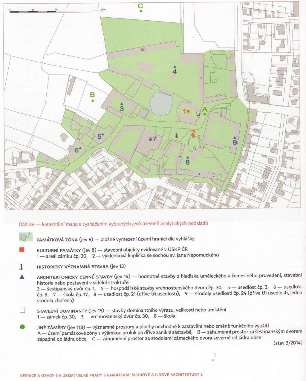 M.Čerňanský, L.Procházka: Vesnice a osady na území Velké Prahy s památkami slohové a lidové architektury I., Vydalo hl.m.praha-odbor památkové péče Magistrátu hl.m.prahy 2015, 349 str.