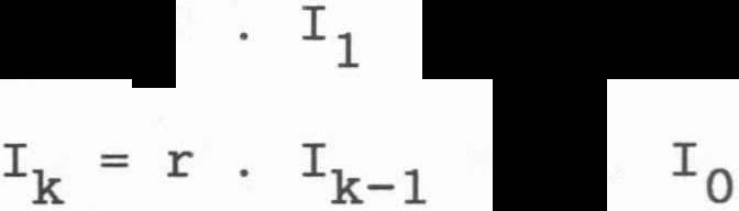 vnímané úrovně k6 k5 k4 k3 k2 kl ko 5 intenzita Obr. 2.. Označíme-li jednotlivé intenzity I k ' kde I O je nejmenší dosaži telná intenzita, a je-li počet rozliš i telných intenzit např.