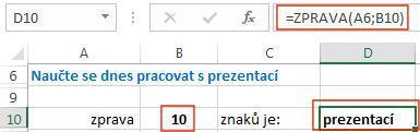 Někdy naopak jsou třeba znaky z pravé části textového řetězce.