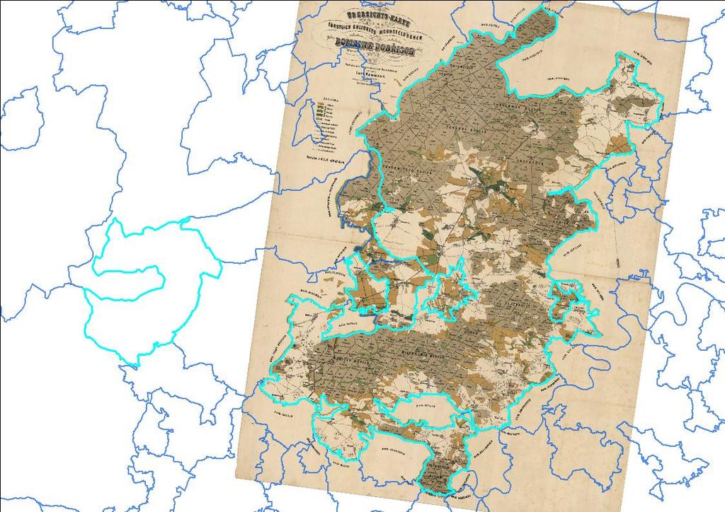 Übersicht beider Länder und dem Personalstatus der k.k. mähr. schles. Gesellschaft etc., ihrer Sectionen und Bezirksvereine, první část knihy Die Landgüter Mährens und oesterr. Obr.