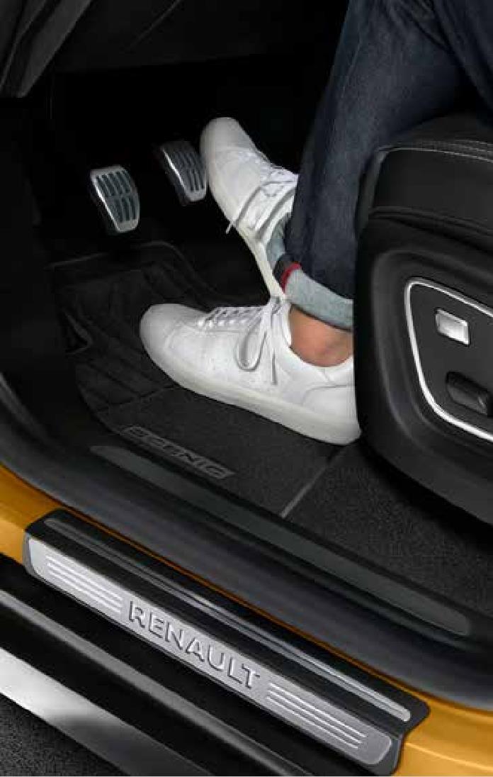 Všetky koberce Renault podliehajú prísnemu testovaniu, ktoré zaručuje najvyššiu kvalitu, bezpečnosť a