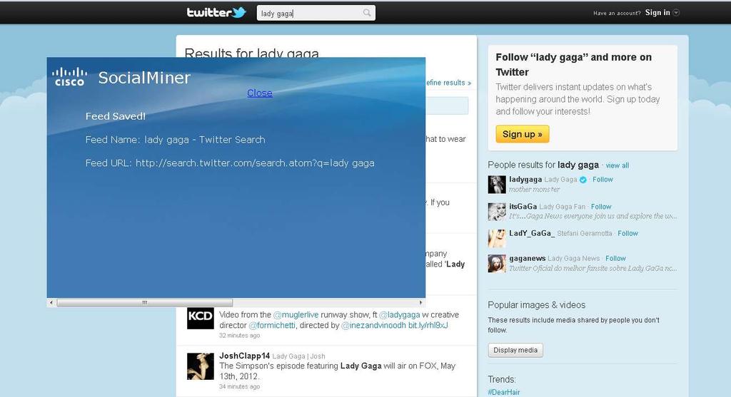 Automatic URL capture and feed creation Cisco Cisco Expo Expo 2011 2011 Cisco Cisco and/or