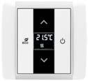 40 ABB-FREE@HOME INTELIGENTNÍ ELEKTROINSTALACE Termostat prostorový, zapuštěný Objednací číslo 6220A-A03000.. 6220H-A03000.
