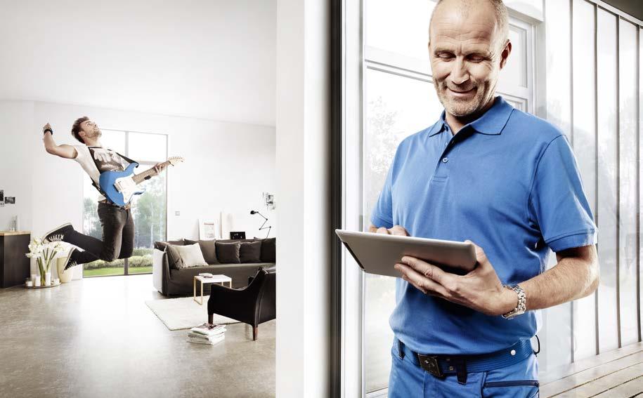 SNADNO POCHOPITELNÉ 47 Snadno pochopitelné Možnost přihlásit se na školení Exkluzivně pro elektromontéry Pracovat s ABB-free@home se