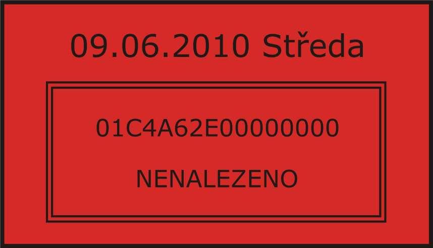 Stiskem jakékoliv číselné klávesy přejde terminál do numerického režimu a číselně se zadává kód operace. Potvrzení zadání tlačítkem [OK] nebo [#].