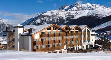 1 ano HOTEL S LAC SALIN SPA & MOUNTAIN RESORT C 117 50 m poloha: Livigno, centrum - 800 m, skiareál Livigno / Carosello - 50 m, skiareál Livigno / Mottolino - 1,8 km, skibus - 50 m vybavenost a
