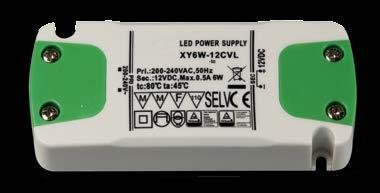 40,5 19 96 20 1 ks Kód Název Vstup Výstup Výkon LE6W5A230V Elektrické trafo 230 V/0,5 A, 6 W 200 240 V/50 Hz 12 V/5 A 6 W Elektrické trafo 12 W Stejnosměrné, výstup 12 V Spínaný napěťový zdroj vhodný