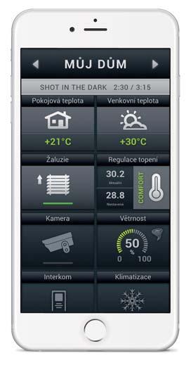 Aplikace pro všechny Díky aplikaci inels Home Control (ihc) můžete spínat, stmívat, měnit barvu, ovládat jednotlivé scény a mít přehled