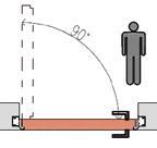 BEZFALCOVÝ n PARAMETRY Třída mechanické odolnosti: 2. třída klasifikace pevnostních požadavků - tj. střední používání. n ROZMĚRY DVEŘÍ Otevírané směrem ven. Šířka zárubně 60-100 tj.