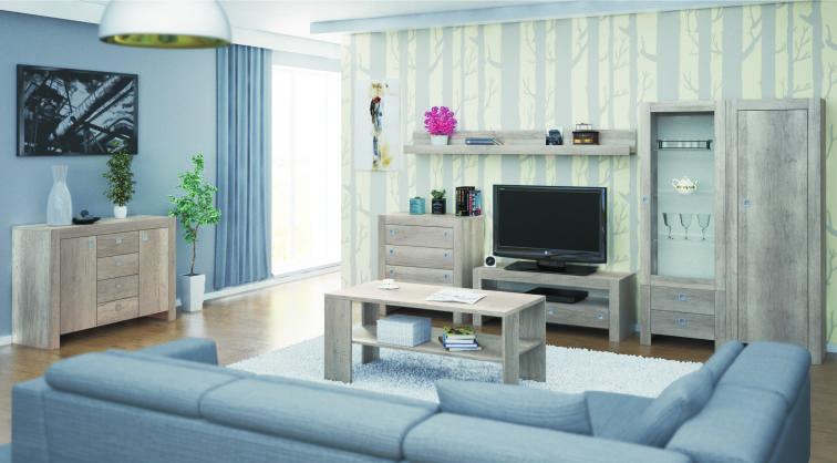 stůl K212 š110 h60 v55cm Konferenční stůl K211 š90 h90 v55cm 125 86 85 89 Skříň šatní LE 06 š80