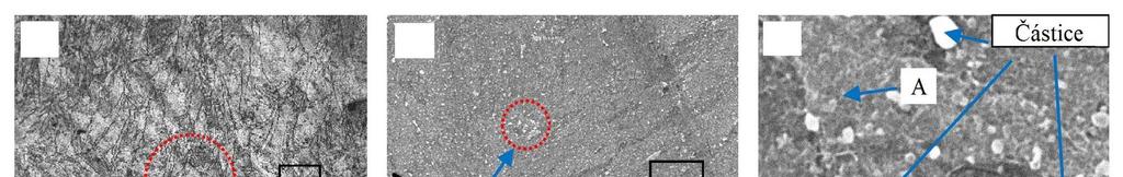 PŘEHLED SOUČASNÉHO STAVU POZNÁNÍ 2.5.2 Vlastnosti materiálu SLM po žíhání 815 1150 C 2.5.2 Mikrostruktura materiálu Po 1 h žíhaní na teplotě 840 C se na místě stop po chodu laseru dle studií Bai a kol.