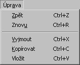WinQbase 3.08 MEATEST 4.4.1 Nabídky tiskové sestavy Nabídka Soubor Uložit - uloží nový tvar tisku do databáze. Všichni uživatelé budou ihned moci využívat tento tvar tisku.