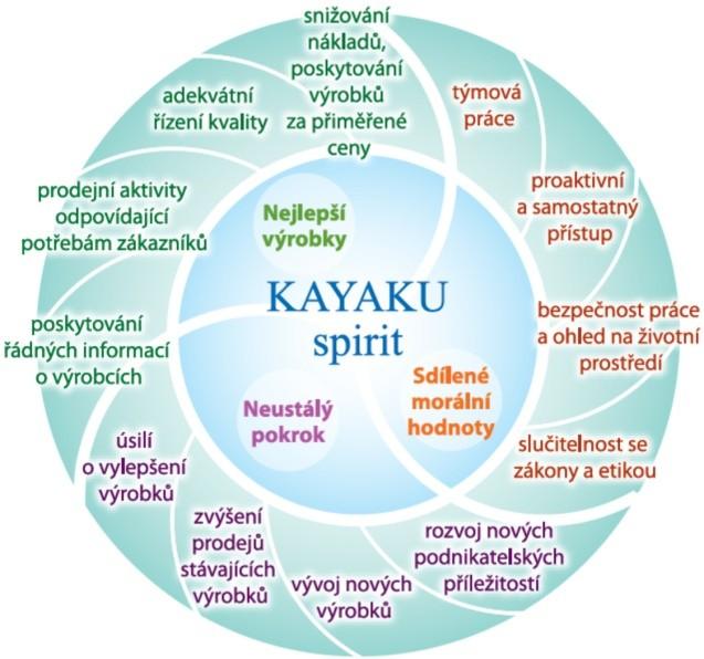 2.1.1. Kayaku spirit ISS Vize Kayaku spirit ve společnosti je zobrazena na obrázku 13. Obr.