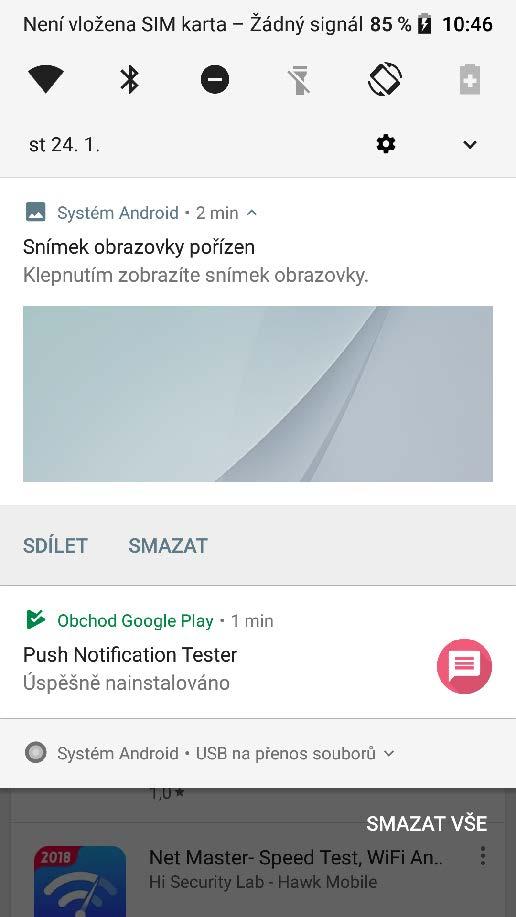 Telefonování Vytáčení K vytáčení čísel slouží aplikace Telefon, kterou naleznete v levém