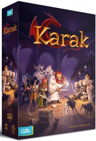 Karak Počet hráčů: 2-5 Herní doba: 45 minut V této hře se spolu se svým hrdinou vydáte do podzemního labyrintu pod hradem Karak na boj s nestvůrami.