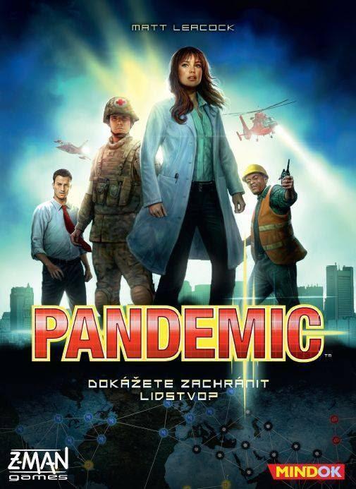 Pandemic (Kooperativní hra) Počet hráčů: 1-4 Herní doba: 45 minut Svět zasáhly epidemie čtyř nemocí.