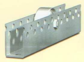 Ocelové kladičky mohou být vloženy do kladičkové lišty v