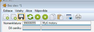 Pořadač Bez slev Pro díl ceníku, nebo