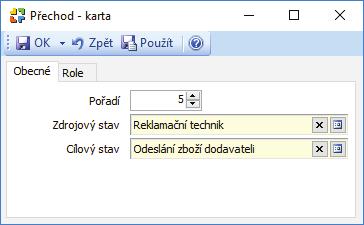 V praxi to znamená pro každý z nich definovat, jaké další kroky lze podniknout, a podle toho pro něj jako pro Zdrojový stav vytvořit příslušný počet přechodů do dalších Cílových stavů Pro každý