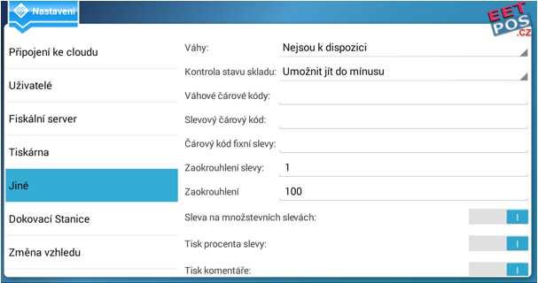 <p><b>čárový kód kasy</b> - Maska váhových čárových kódů. Maximální délka je 20 znaků.