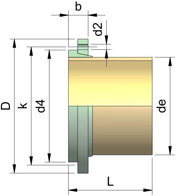 Otočná příruba GRP/ocel PN 1 C07 PŘÍRUBY Otočné příruby jsou vyráběny buď z nerezové nebo pozinkované oceli nebo ze sklolaminátu (GRP). Vrtání otvorů v přírubě je provedeno podle EN 1092-1 / PN 10.