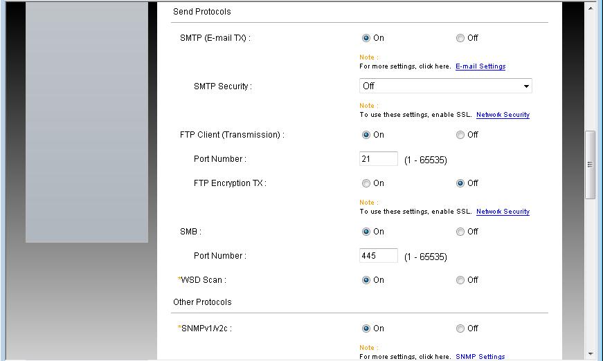 Instalace a nastavení zařízení > Embedded Web Server RX 2 Proveďte