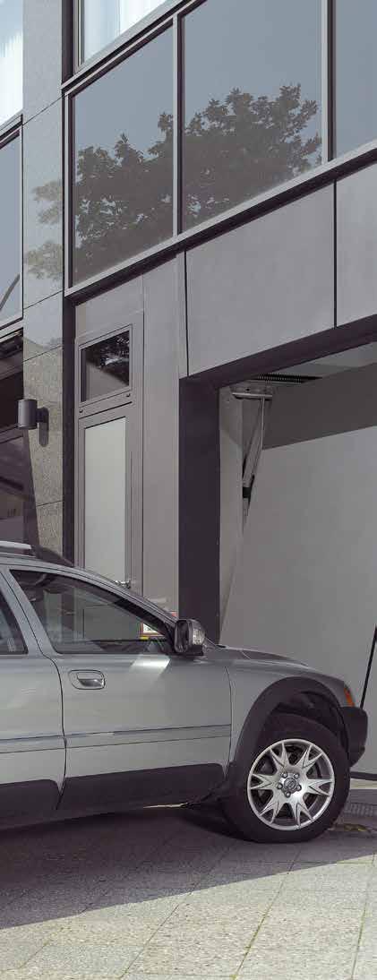 BAREVNÉ ZTVÁRNĚNÍ Barva zkrášluje a chrání Výklopná vrata N 500 obdržíte standardně v dopravní bílé RAL 9016 a v 7 zvýhodněných barvách.