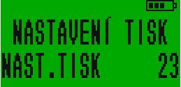 Pokračujeme nastavením tisku pomocí parametrů, které jsou vypsané ve webovém rozhraní pokladny.