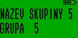 Do nastavení oddělení a skupin se dostaneme stisknutím tlačítka [4].