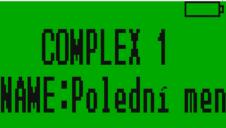 Pro dokončení naprogramování Komplexu je v dalším kroku třeba určit v podmenu 10 ZBOŽ.