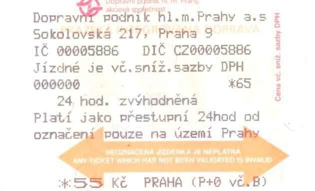 JÍZDENKY 24HODINOVÉ ZE