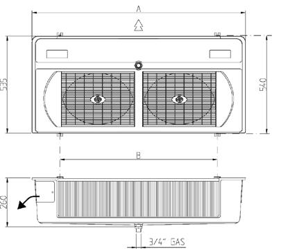 vrtule ventilátoru = 275mm 7151201 FHA 30 N32 1650 550 105/1 DE 12 500 9,5 605 293 FHA 1 9 315,- 958,- 7151202 FHA 40 N32 2050 650 105/1 DE 6 650 11,5 730 418 FHA 2 11 023,- 978,- 7151203 FHA 60 N32