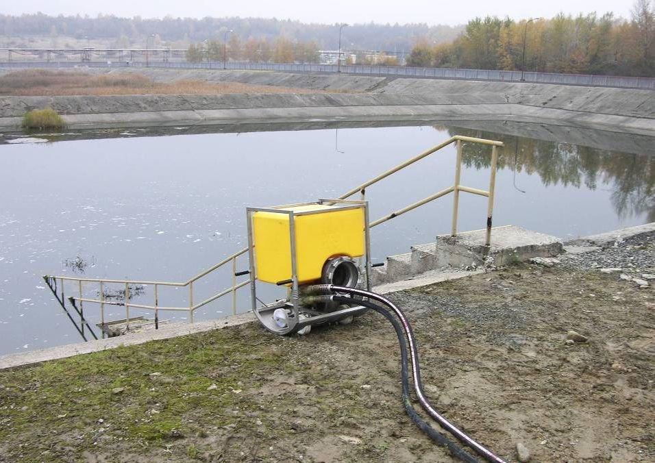 Přenosné ponorné čerpadlo HFS-3000 Výkon 11000 l/min Odstředivé, jednostupňové Hydraulický pohon motorem Parker F12 Tlak oleje 32 MPa Výstupní tlak