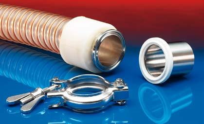 , hadicové spony, spojovací materiál CONNECT TRI-CLAMP FITTING 45 FOOD Assembly TRI-clamp adaptéry dle DIN 3676 a ISO 853 Aplikace: potravinářský průmysl a farmaceutický průmysl: potraviny, léky;