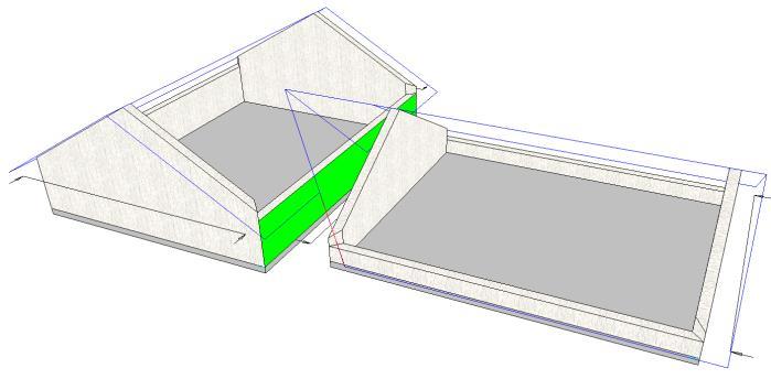 Rozšíření funkce sjednocení střešních ploch o 3 nové varianty Tuto funkci najdete vlevo v liště pod Střecha/ Sjednocení střešních ploch / zde jsou to pak 3 nová tlačítka zprava Tyto nové varianty
