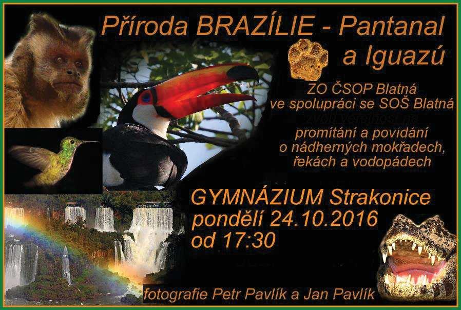 S gymnáziem na cestách Také ve školním roce 2016/2017 se v promítacím sále strakonického gymnázia v podvečerních hodinách konal cyklus geografických přednášek a promítání pro veřejnost. 24. 10.